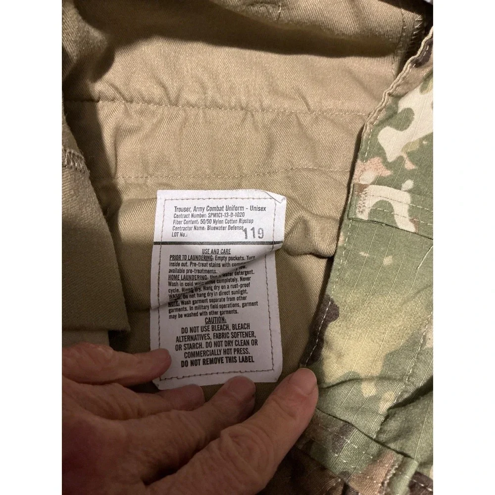 OCP Operational Camouflage Pattern Pants 8415-01-623-4176‎ 30x32 Drawstring ARMY